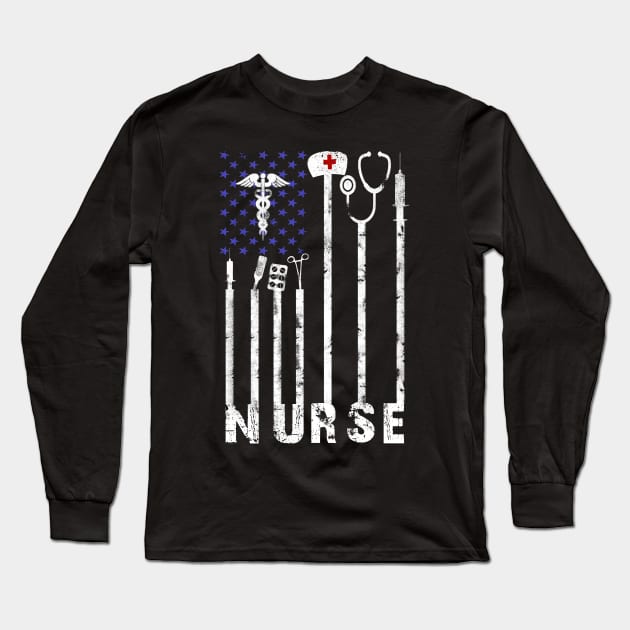 Nurse Long Sleeve T-Shirt by Ohooha